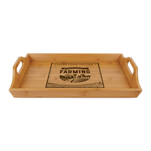 Bamboo Serving Tray (Engraving)