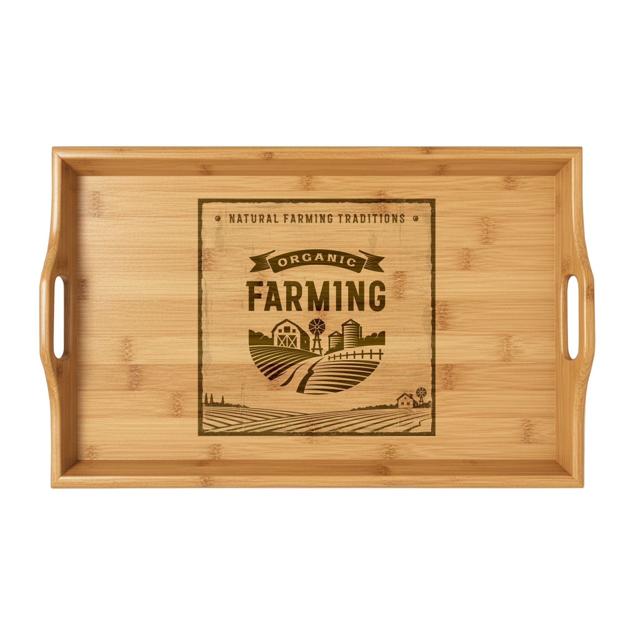 Bamboo Serving Tray (Engraving)